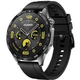 HUAWEI Watch GT 4 46mm Smartwatch, 14 dagen maximale gebruiksduur batterij, Compatibel met Android- en iOS-apparaten, Gezondheidsmanagement, SPo2, Mode Smartwatch, Nederlandse versie, Black