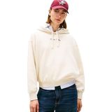 TOMMY HILFIGER - Classic - Sweatshirt - Crème / Chocoladebruin