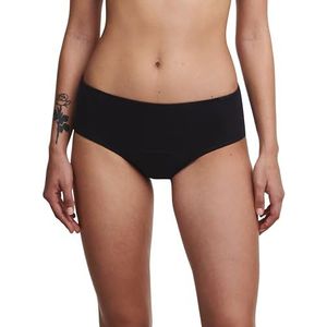 Chantelle - Essential - Hipster Slipje - Zwart - Absorbeert 4 Tampons, OEKO-TEX, GOTS-gecertificeerd Katoen