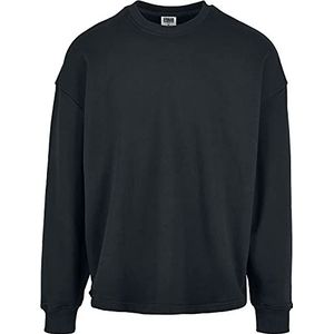 Urban Classics Heren Organic Oversized Boxy Crew Sweatshirt, zwart, XXL