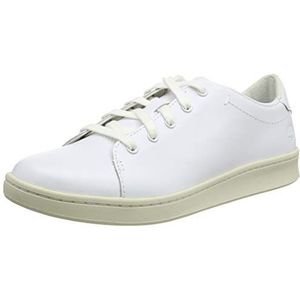 Timberland Dashiell Oxford halfhoge schoenen voor dames, Wit wit Full Grain, 37.5 EU