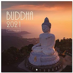 Grupo Erik Erik wandkalender Boeddha - kalender 2021 voor 16 maanden, CP21090