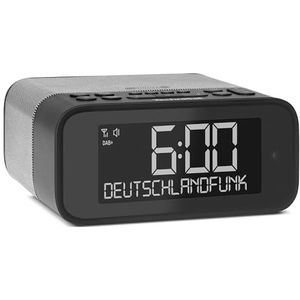 TechniSat DIGITRADIO 52 BT - DAB wekkerradio (Klockradio, wekker, DAB+, FM, snooze-functie, slaaptimer, dimbaar display, bluetooth-ontvangst, 3 watt RMS-luidspreker)