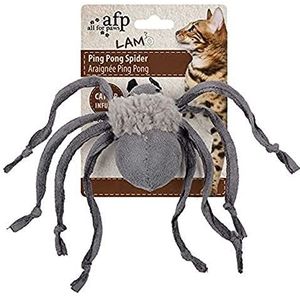 Alle Voor Poten Lam Ping Pong Spider Catnip Speelgoed