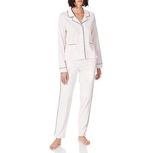 Seidensticker Lange pyjamaset voor dames, zacht roze, 44