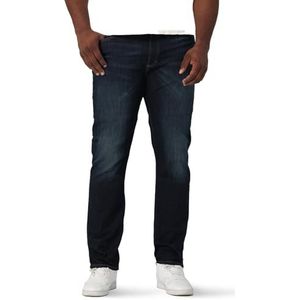 Lee Heren Big & Tall Performance-serie Extreme Motion Athletic Fit Jeans, Blauwe aanval, 44W / 32L