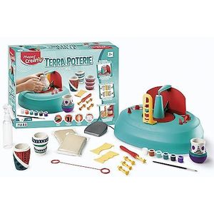 Maped Creativ - Terra pottenbakkerij voor beginners en gevorderden, knutselset voor kinderen 41200 - vanaf 8 jaar - meerkleurig