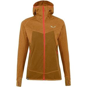 Salewa Puez Hybrid Sweatshirts voor dames, Golden Brown Melange, 42/36