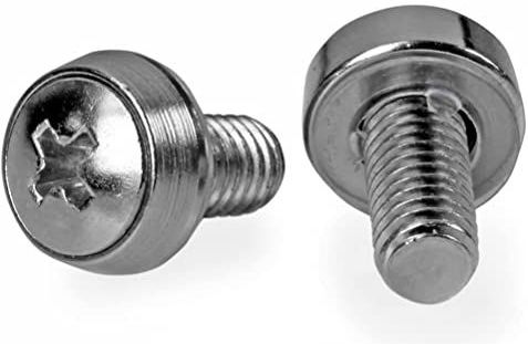 StarTech.com - Schroeven M6 - Zilver - 100 stuks - Voor Rack en Serverkast