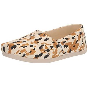 TOMS Dames Alpargata Duindoorn Loafer Flat, Wegedoorn Bruine Abstracte Koe, 37.5 EU