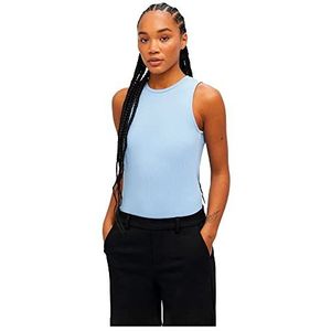 Object Dames Objjamie S/L Tank Noos Top, Serenity, XS