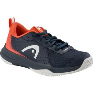 Head Sprint Court 4.0 Junior Sneaker, donkerblauw/rood, 1 UK, Donkerblauw Rood, 33 EU