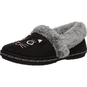 Skechers Dames Too Cozy-Meow Pajamas Slippers, zwart, 39 EU