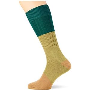 Hackett London Bam Bloc Socks voor heren, 6GZGREEN/OLIVE, S