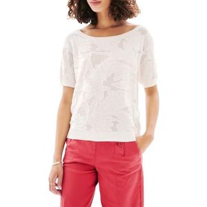 Caroll Pullover met korte mouwen, Lucent White, S