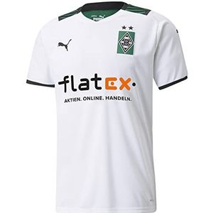 PUMA - Borussia Mönchengladbach Saison 2021/22 Trikot Home, Mann Bmg Home Shirt Replica W Sponsor Puma White-Power Green L