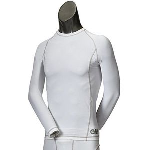 GM Teknik heren Base Layer lange mouwen shirts L wit/zilver