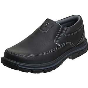 Skechers Heren Segment The Search Oxford, Zwart leder, 44 EU