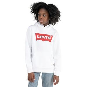 Levi's Kids Jongens Lvb Batwing Screenprint Hoodie, wit, 10 Jaar