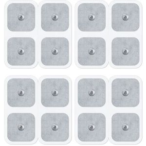 Beurer & Sanitas elektrode-herstelset, bestaande uit 16 zelfklevende gelpads 45 x 45 mm, geschikt voor EMS- en TENS-apparaten van Beurer en Sanitas