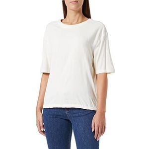 TOM TAILOR Dames Blouse met trekkoord 1032560, 28130 - Soft Buttercream, 36