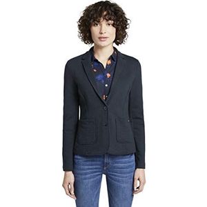 TOM TAILOR Dames Gestructureerde blazer 1017124, 10668 - Sky Captain Blue, XXL
