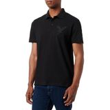 Armani Exchange - 6DZFAC-ZJ9SZ - Poloshirt - Zwart - Korte Mouw