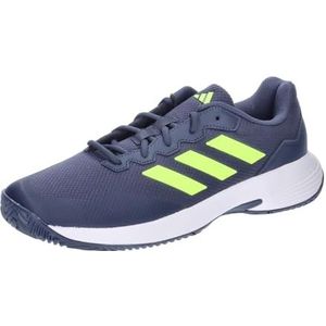 adidas Gamecourt 2.0 Tennis Sneakers heren, Ftwr Wit Grijs Twee Solar Rood, 36 2/3 EU
