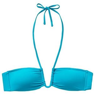 United Colors of Benetton Gevoerde bh 3P5H5R02E bovendeel van de bikini, turquoise 69R, XS dames, turquoise 69r, XS