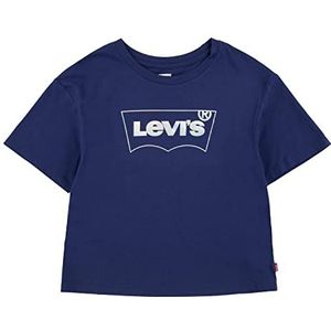 Levi's Kids Meisje Lvg Meet & Greet Batwing tee, Middeleeuws blauw, 10 Jaar