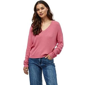 Desires Dames Geisha Rib V-Trui, Chateau Rose, M, Kasteel Rose, M