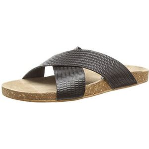 VERO MODA Dames Vmsofie Leather sandaal, zwart, 41 EU