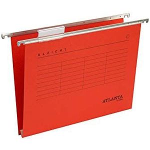 Jalema 2662215200 Alzicht gekleurde hangmap, folio, 30 mm bodem, rood, pak van 25