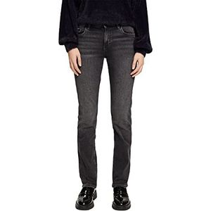 edc by ESPRIT Dames Jeans, 911/Black Dark Wash, 24W x 32L