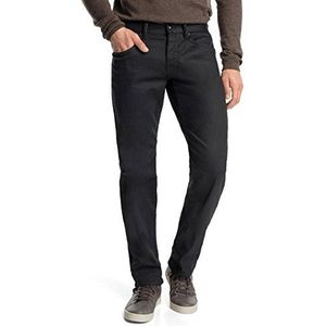 edc by ESPRIT Heren Straight Leg Jeans in 5 Pocket Stijl, zwart (C Black Used 990), 36W x 32L