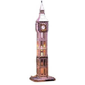 METAL-TIME The Great Bell, Big Ben-standbeeldarchitectuurmodel, 3D-puzzelbouwambachten voor volwassenen en kinderen, roestvrijstalen doe-het-zelfconstructie met gereedschapskist - 35 stuks.