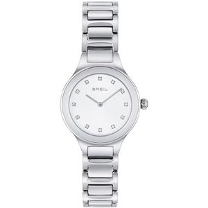 Breil - WATCH-TW1964 stalen horloge voor dames, Zilver/Wit, Einheitsgröße, Armband