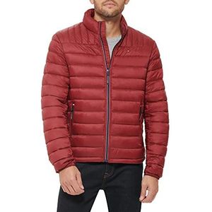 Tommy Hilfiger Ultra Loft opvouwbare donsjack voor heren alternatieve jas, Rood, XXL