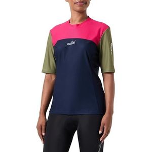 NALINI 03262901100C000.10 New MTB Lady Dames T-Shirt Blauw/Fuchsia XXL, blauw/fuchsia, XXL