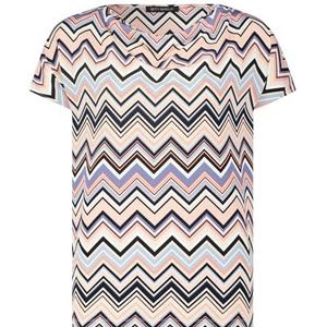 Betty Barclay Top met All Over Print Roze/Donkerblauw