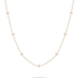 Tamaris - Halsketting - Roestvrij Staal - IP Roségoud - 45 cm