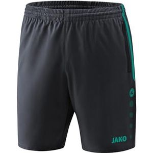 JAKO, Training & Fitness - Dames, Shorts, Competition 2.0, antraciet/turquoise, 34-36, 6218
