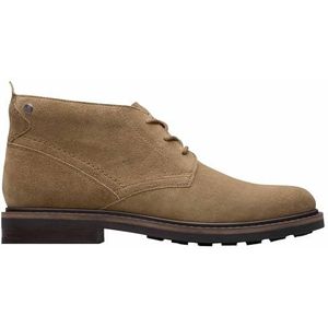 Clarks - Newford Mid - Enkellaarsjes - Dark Sand - Taupe