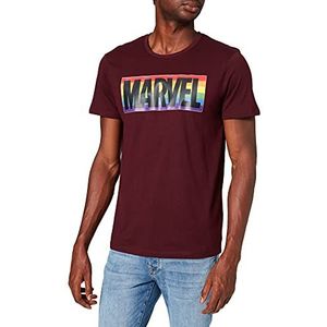 Marvel® MEMARCOTS139 T-shirt, bordeaux, L, heren
