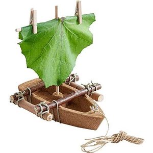HABA 304244 Terra Kids Assembly kit Cork Boat- Optimum floating properties – in shallow water, in the sea or in the bathtub, made of environmentally friendly material