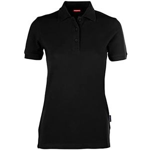 HRM Dames Heavy Performance Polo, Zwart, Maat 3XL I Premium Dames Poloshirt I Basic Polo Shirt Wasbaar tot 60°C I Hoogwaardige & Duurzame Dameskleding I Werkkleding