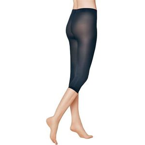 KUNERT Capri leggings voor dames, 356100 VELVET 40, semi-ondoorzichtig, 40 denier, mat, leggings met 3/4-been, capri, 3/4-lengte, comfortabel, elastisch en duurzaam, marineblauw, 40/42 NL