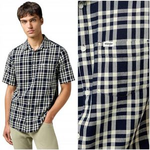 Wrangler - One Pocket - Overhemd - Geruit - Korte Mouwen