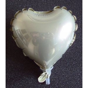Suki Gifts S9019314 hart folieballon heliumballon, eierschaalkleur