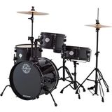 Ludwig LC178X Pocket Kit Black Sparkle Focus Batterij Set voor kinderen